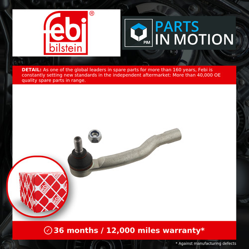 Tie track rod - track, end